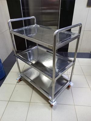 Stainless Food Trolley - main view