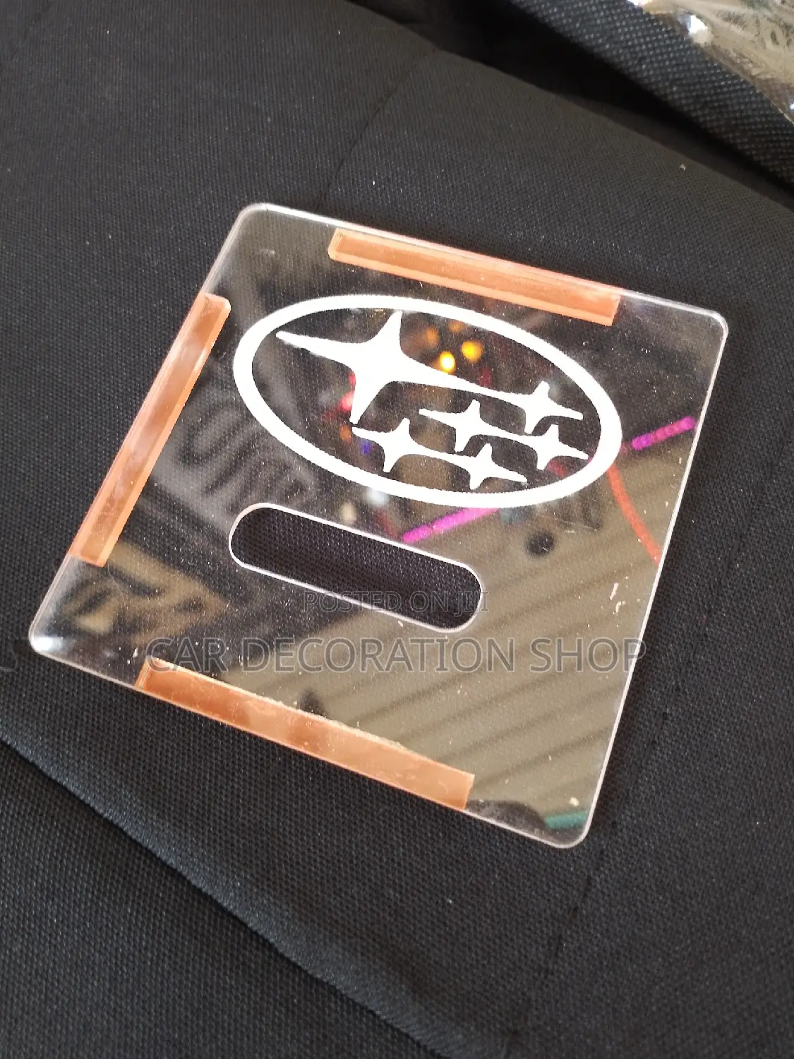 Subaru Clear Insurance Sticker Holders