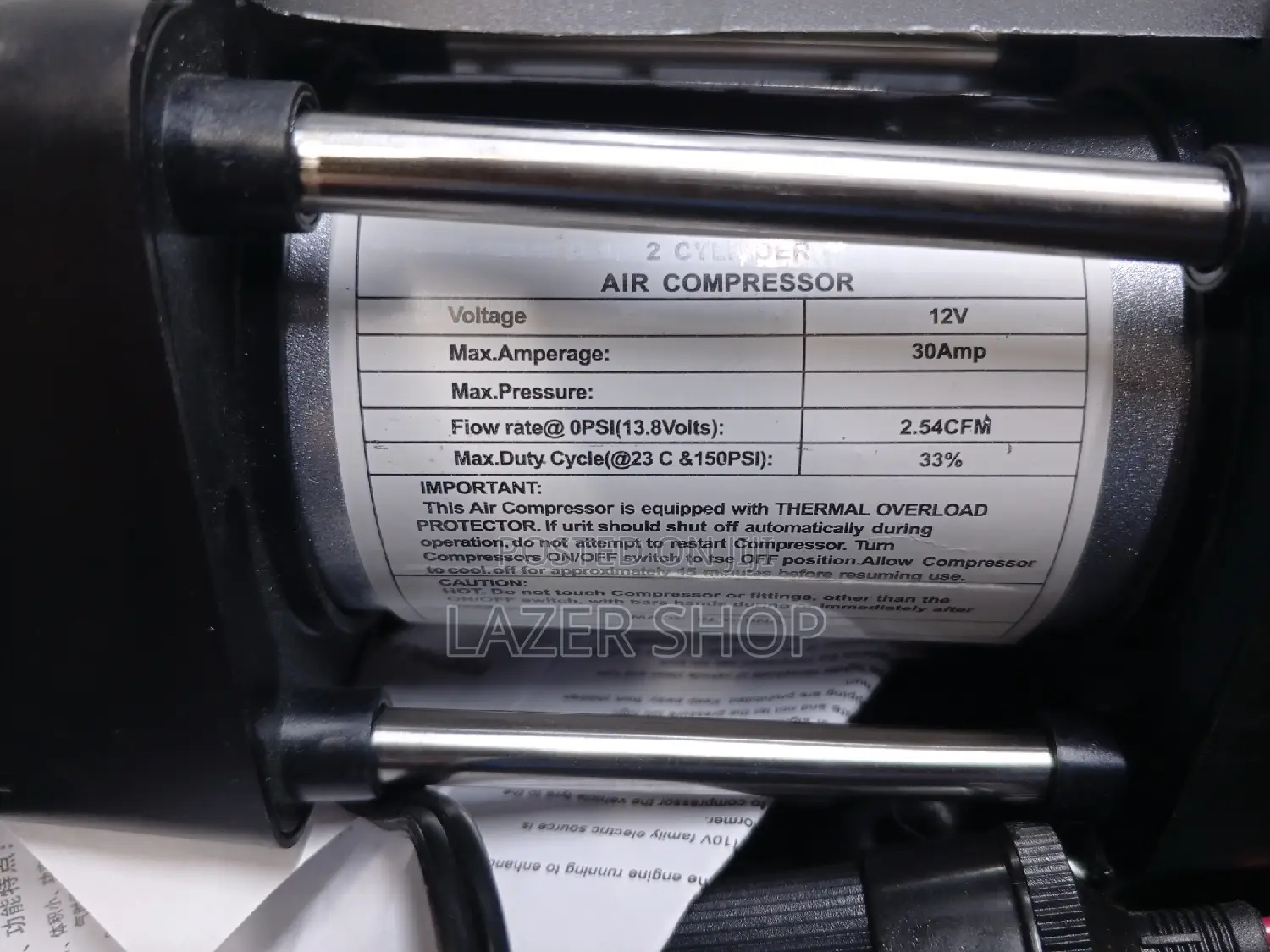 2 Cylinder Vehicle Air Compressor