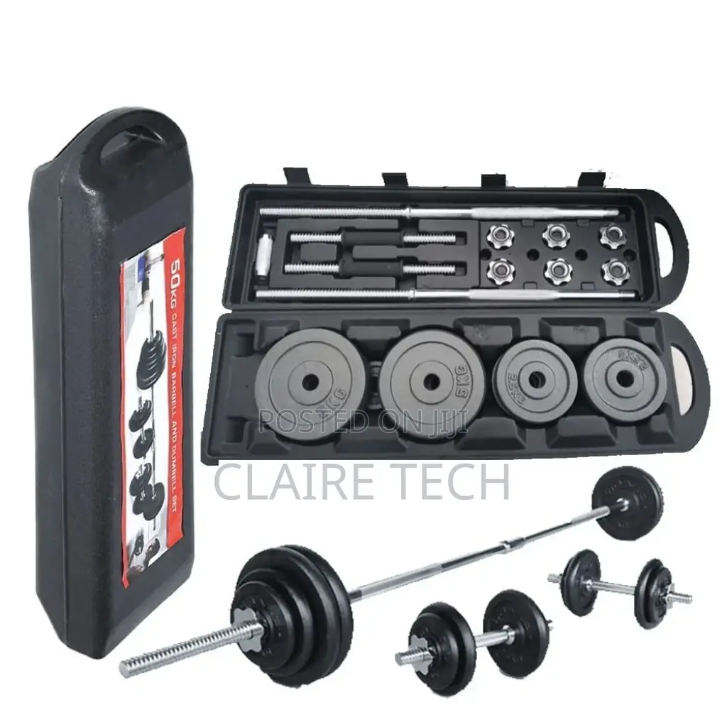 50 KGS York Barbell Dumbbell Set