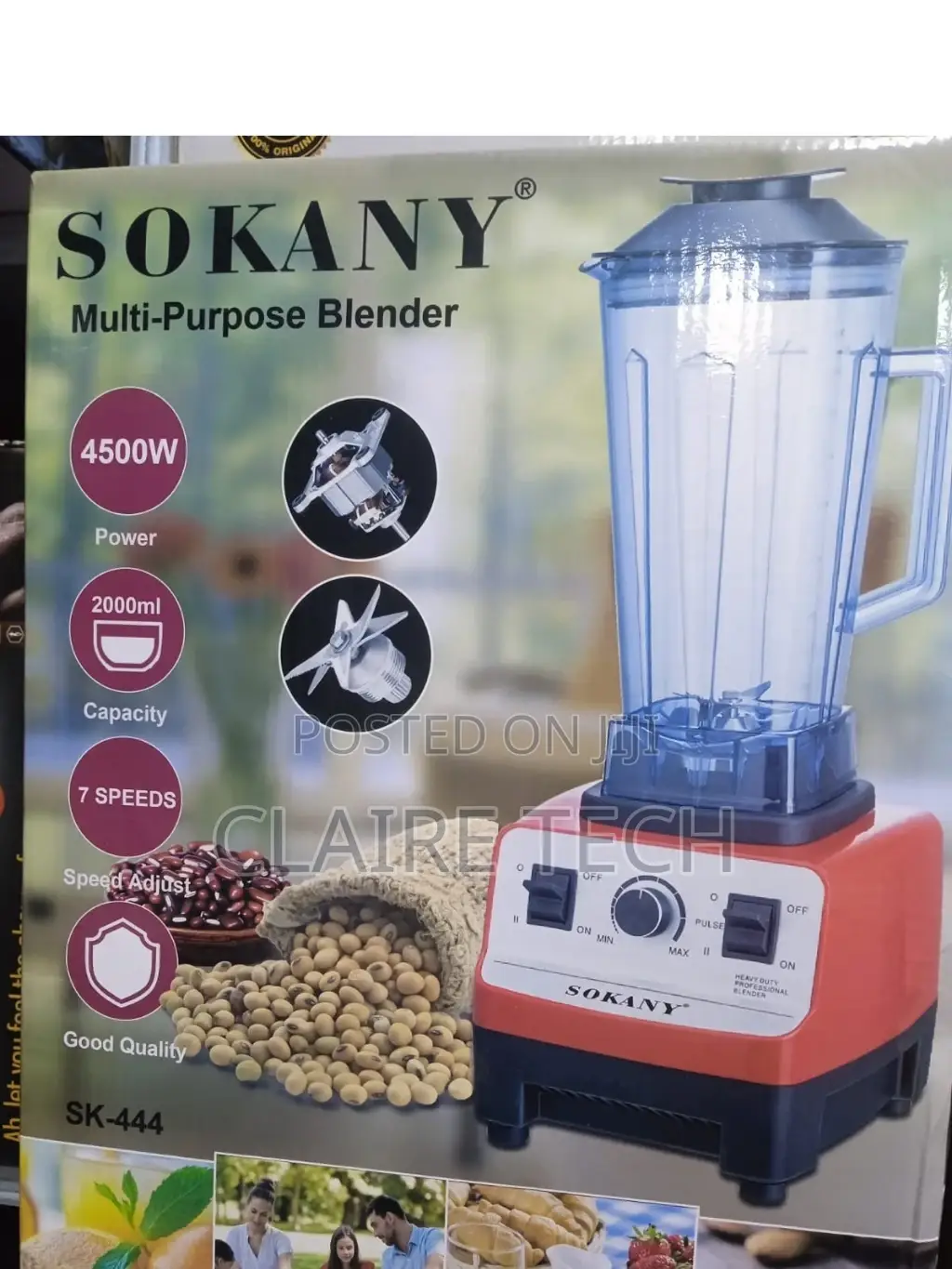 Sokany Commercial Blender SK-444