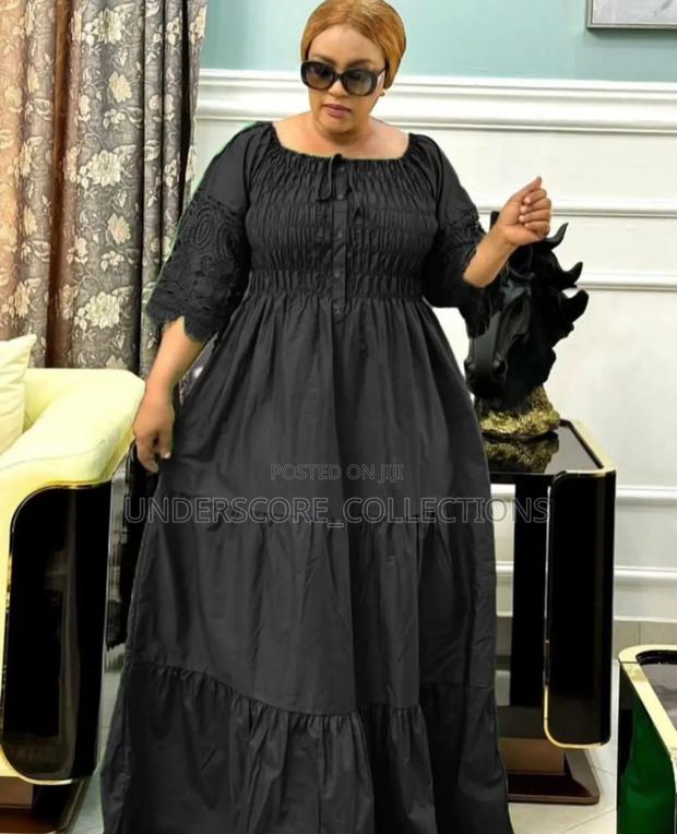 Ladies Maxi Free Fitting Cotton Dresses - main view