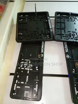 Plastic Plates Holders for New Generation With Logo
