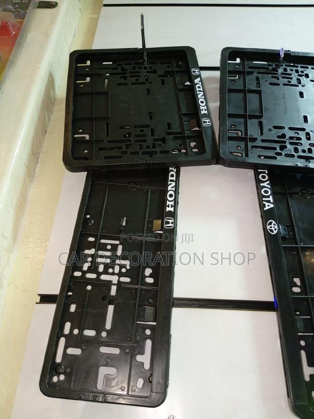 Plastic Plates Holders for New Generation With Logo - main view