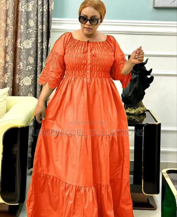 Ladies Maxi Free Fitting Cotton Dresses - thumbnail 6