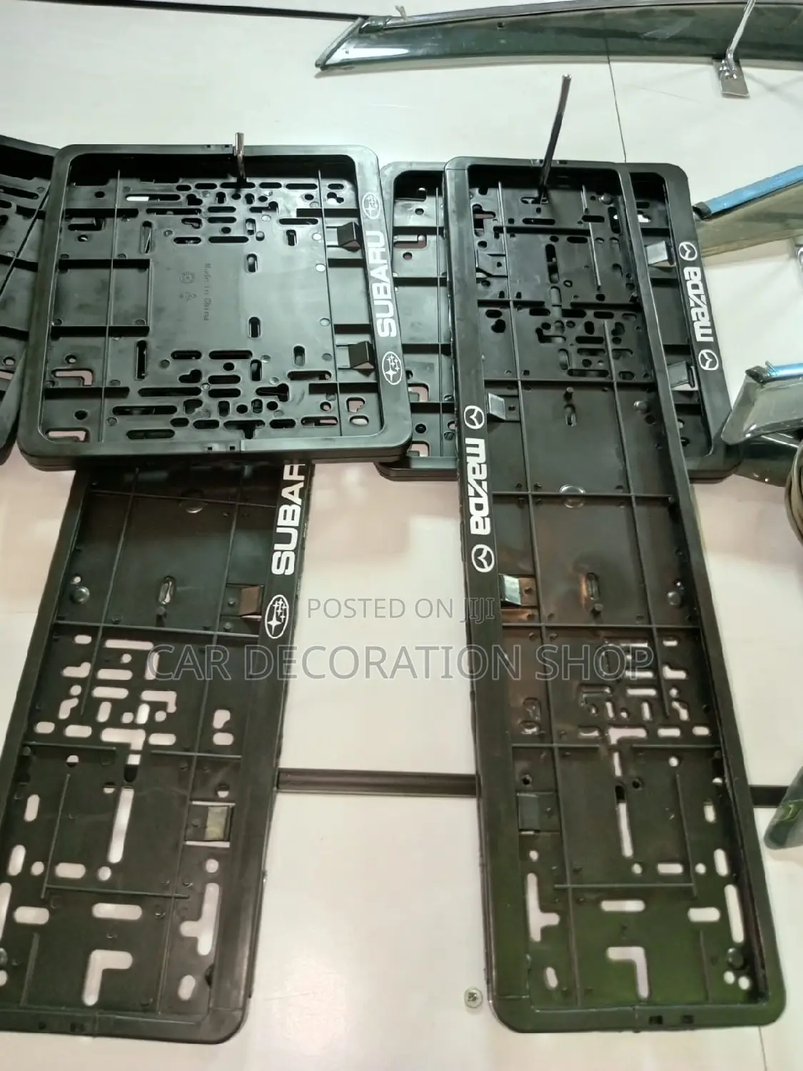 Mazda or Subaru Plastic Plates Holders for New Generation