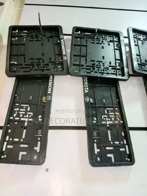 Square Oblong Set Plates Holder for Toyota or Honda Cars