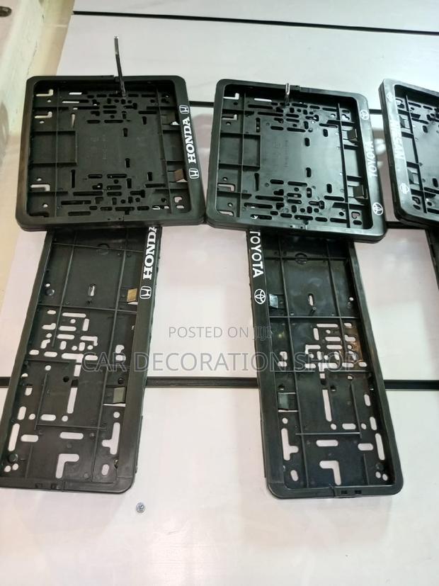 Square Oblong Set Plates Holder for Toyota or Honda Cars