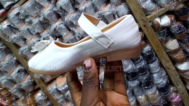 Girls White Wedge Shoes - thumbnail 5