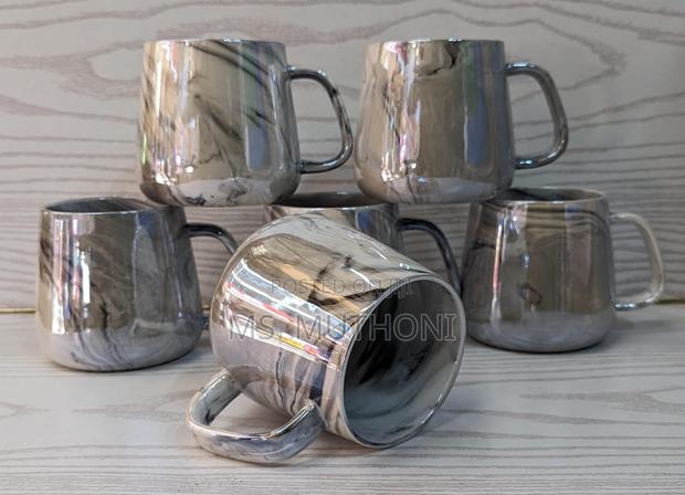 6 PCS *450ml Mable Colour Porcelain Ceramic Mug Now Availabl - thumbnail 2
