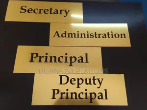 Gold Door Signs for Offices