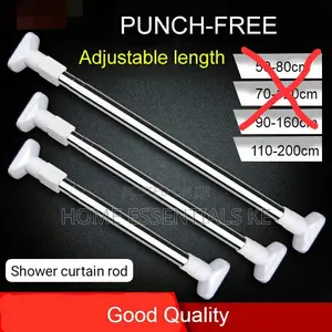 100-200cm Clothes Hanger, Retractable Rod, Curtain Steel