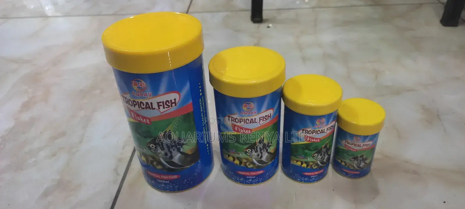 All Sizes of Tropical Fish Flake 100ml-1000ml