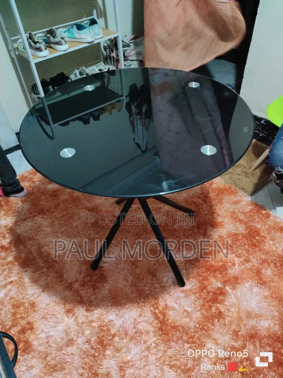 Pure Glass Top Dining Table