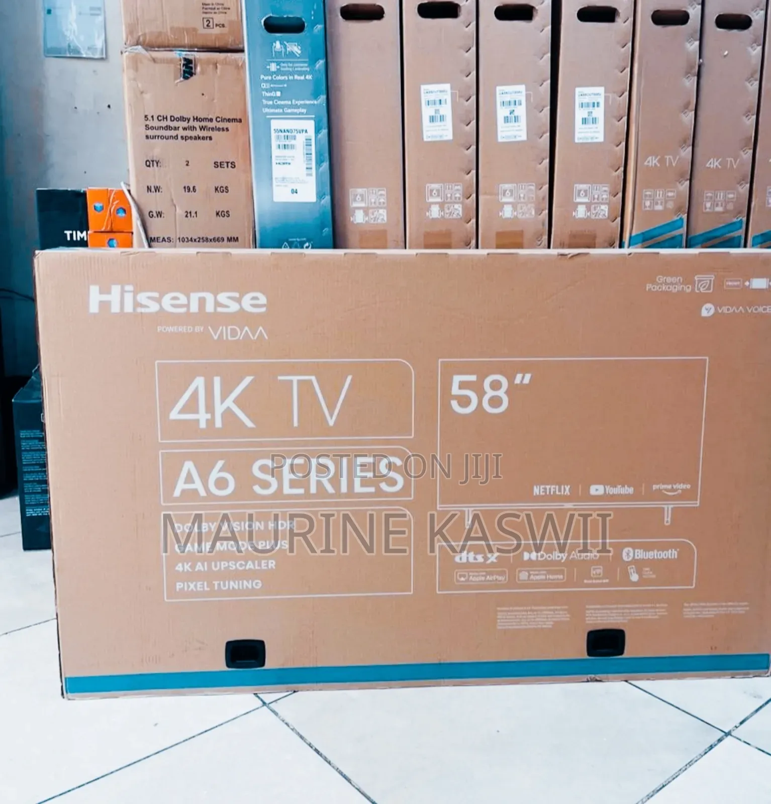 Hisense 58 Inches Smart Uhd 58a6