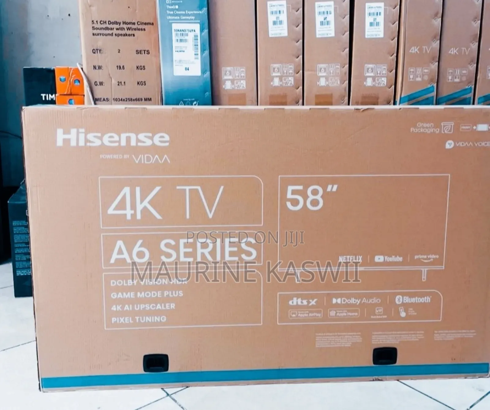 Hisense 58 Inches Smart Uhd 58a6