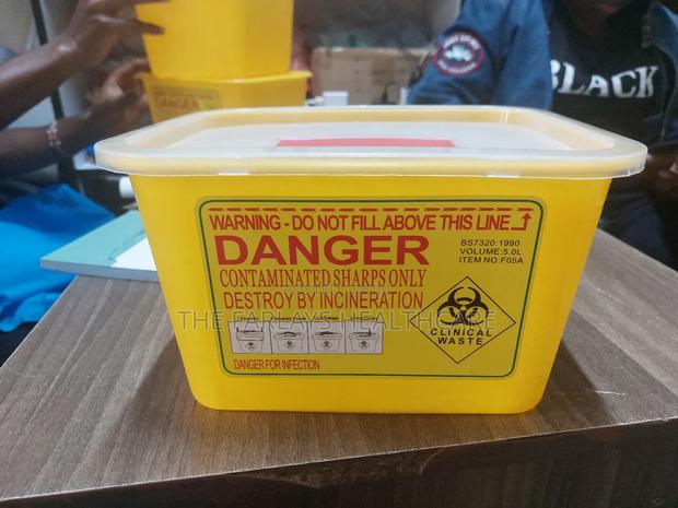 Plastic Safety Container. - main view