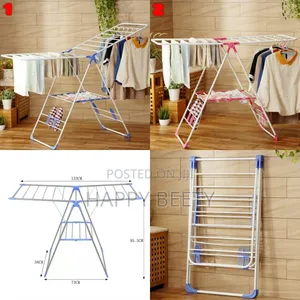 Foldable Indoor/Outdoor Clothes Drying Rack