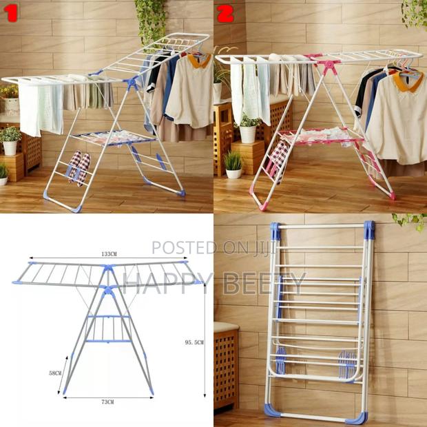 Foldable Indoor/Outdoor Clothes Drying Rack