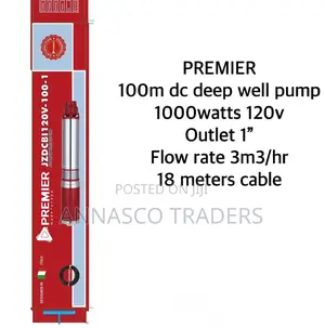 Premier 100M Deep Well Pump 1000W