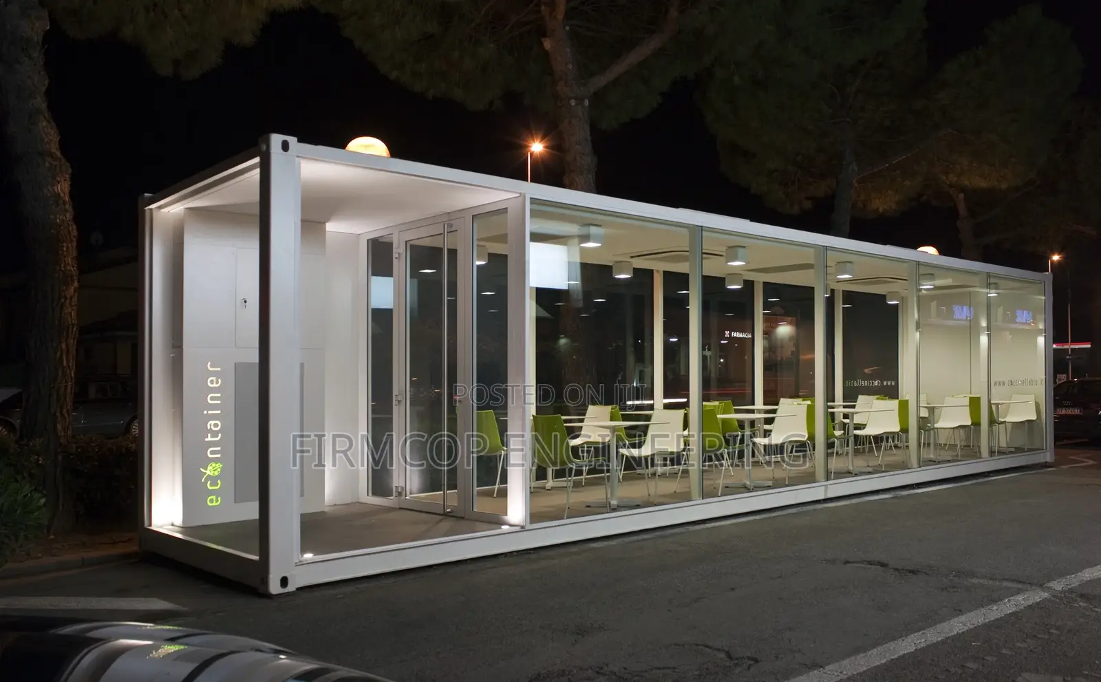 Shipping Container Frameless Restaurant