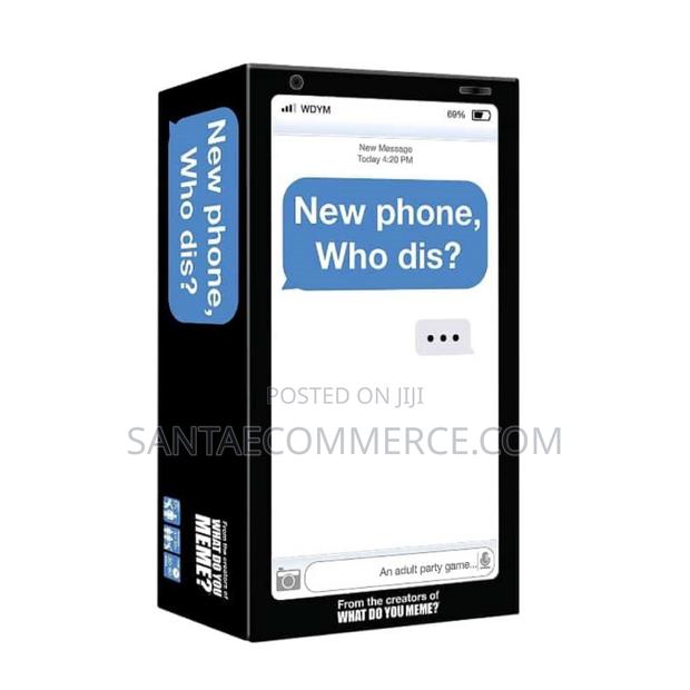 New Phone Who Dis Card Game - main view