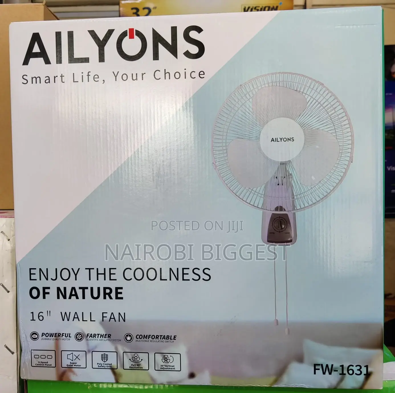 Ailyons 16" Wall Fan
