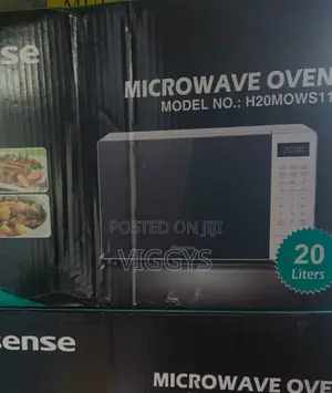 Classic Hisense White Digital Microwave