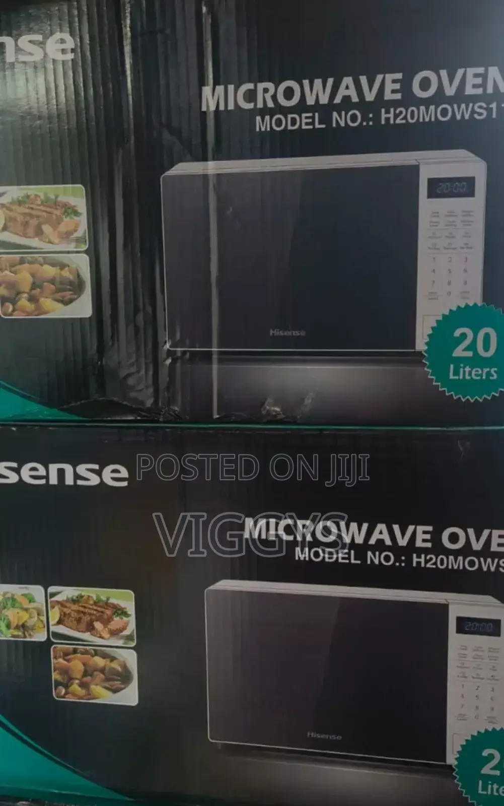 Brand New Hisense White Digital Microwave