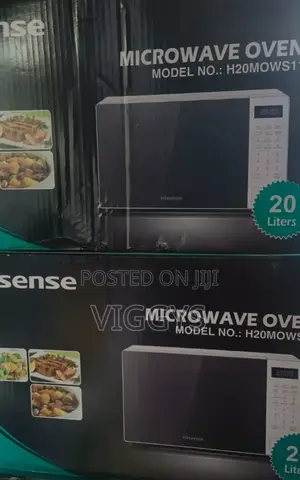 Brand New Hisense White Digital Microwave