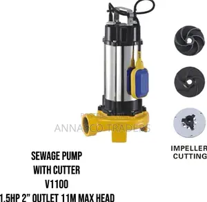 Sewage Pump With Cutter 1.5hp