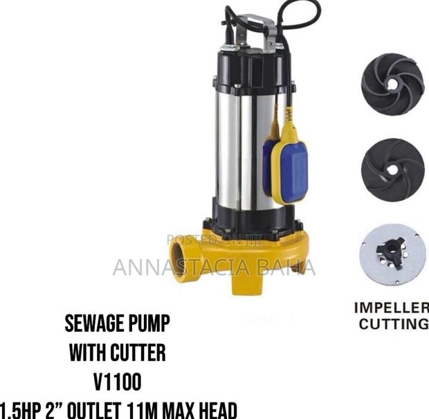 Sewage Pump With Cutter 1.5hp - main view