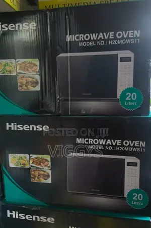 Original Hisense White Digital Microwave