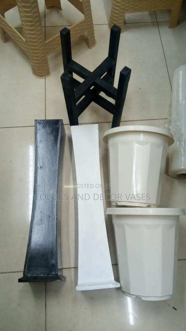 Vases Planters Wooden Plastic - main view