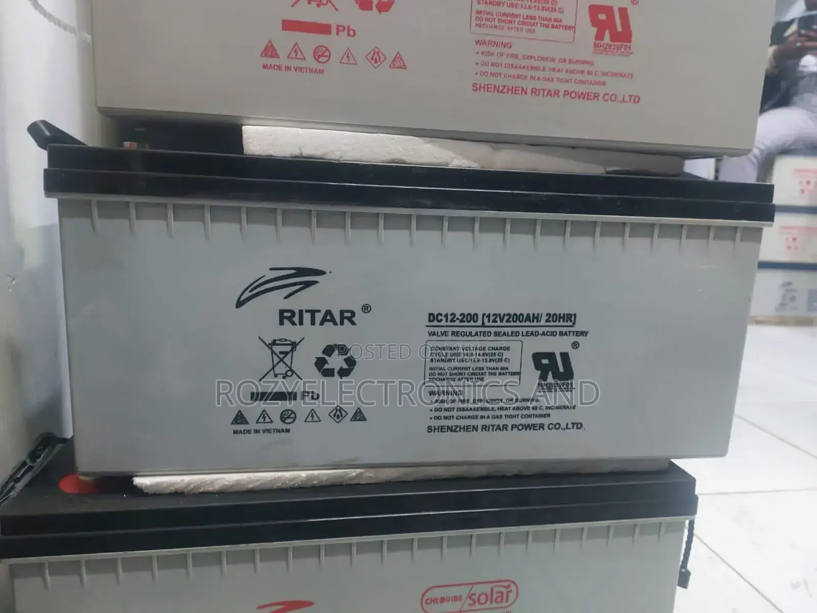 Rita Dry Cell Battery 200ah 12v