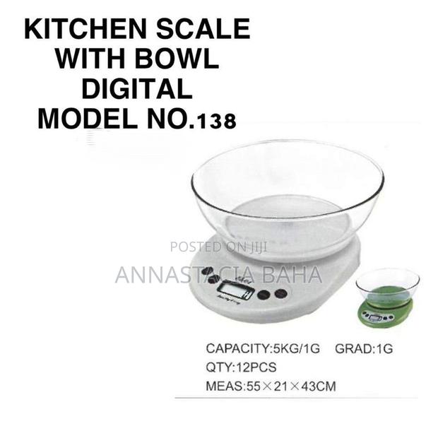 Kitchen Scale With Bowl 5kg - main view