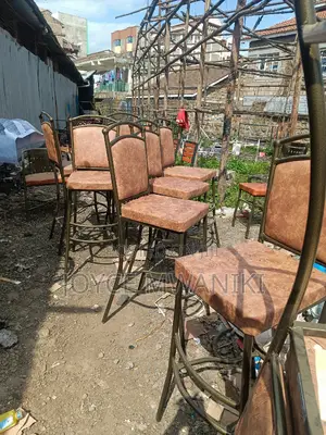 High Bar Chairs, Powder Coated 