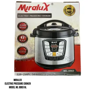 Miralux Electric Pressure Cooker 6L