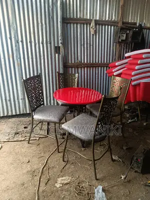 Powder Coated Restaurant Chairs Set.