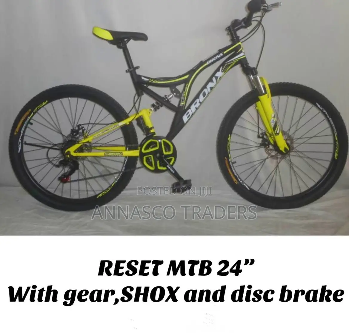 Premier Reset MTB 24" Bike With Gear, Shox and Gear Box