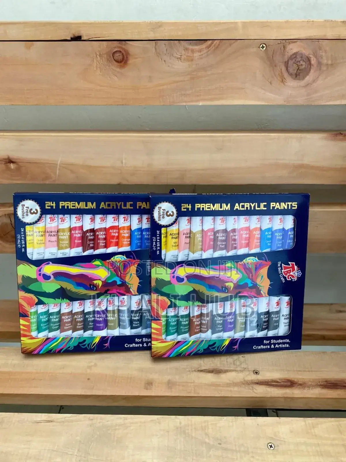 24 PCS Acrylic Paint Set