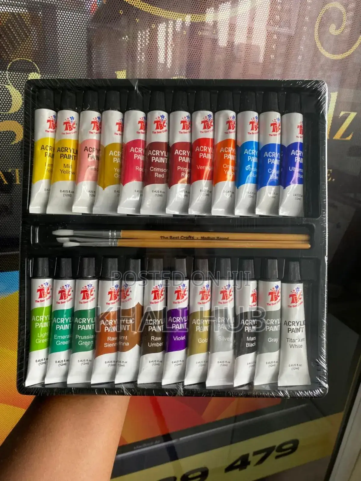 Professional Acrylic Paint Set 24pcs
