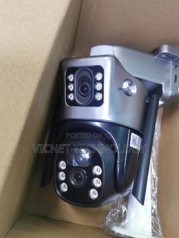 4g/ Wifi Double Lens Solar CCTV Camera - main view