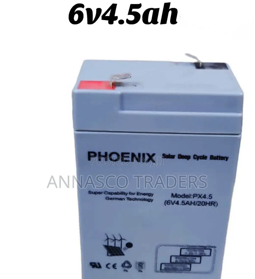 Original Phoenix 6V 4.5 Ah Solar Battery