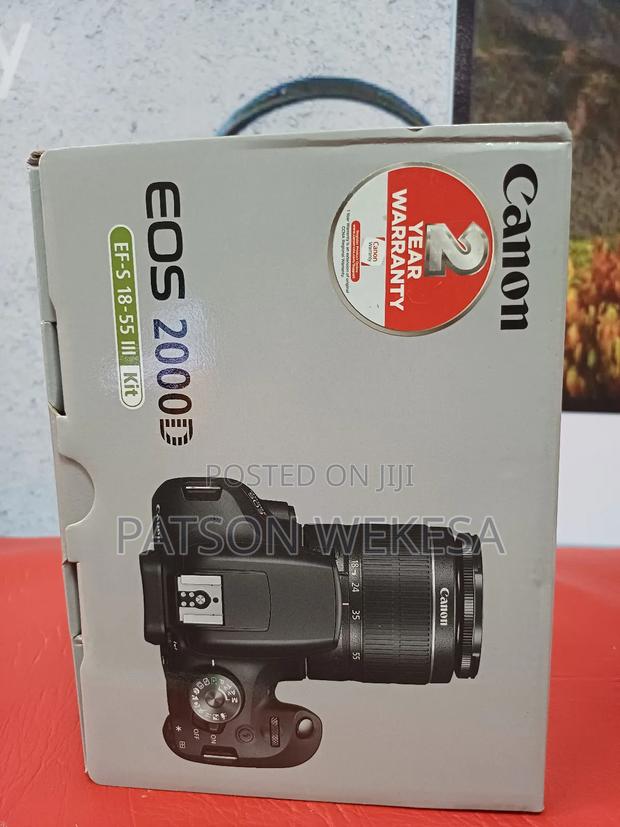 Canon Eos 2000d DSLR Camera With 18-55mm Lens - main view