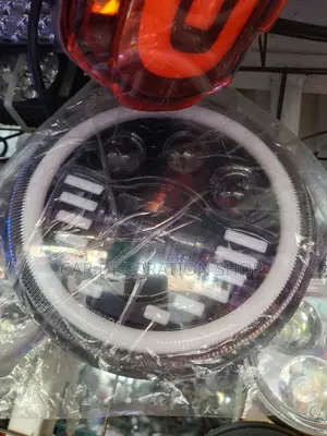 Round LED 7" Headlights for Jeep Pair