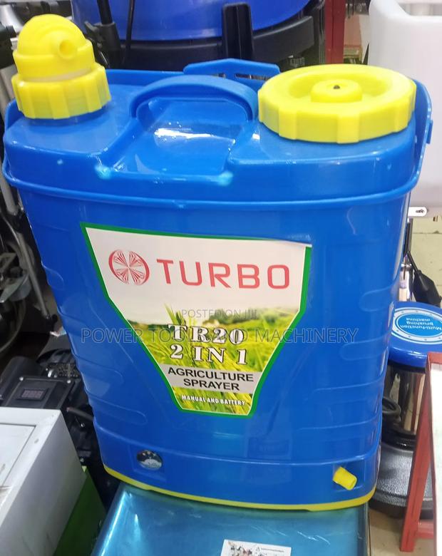 2 in 1 Turbo Knapsack Sprayer