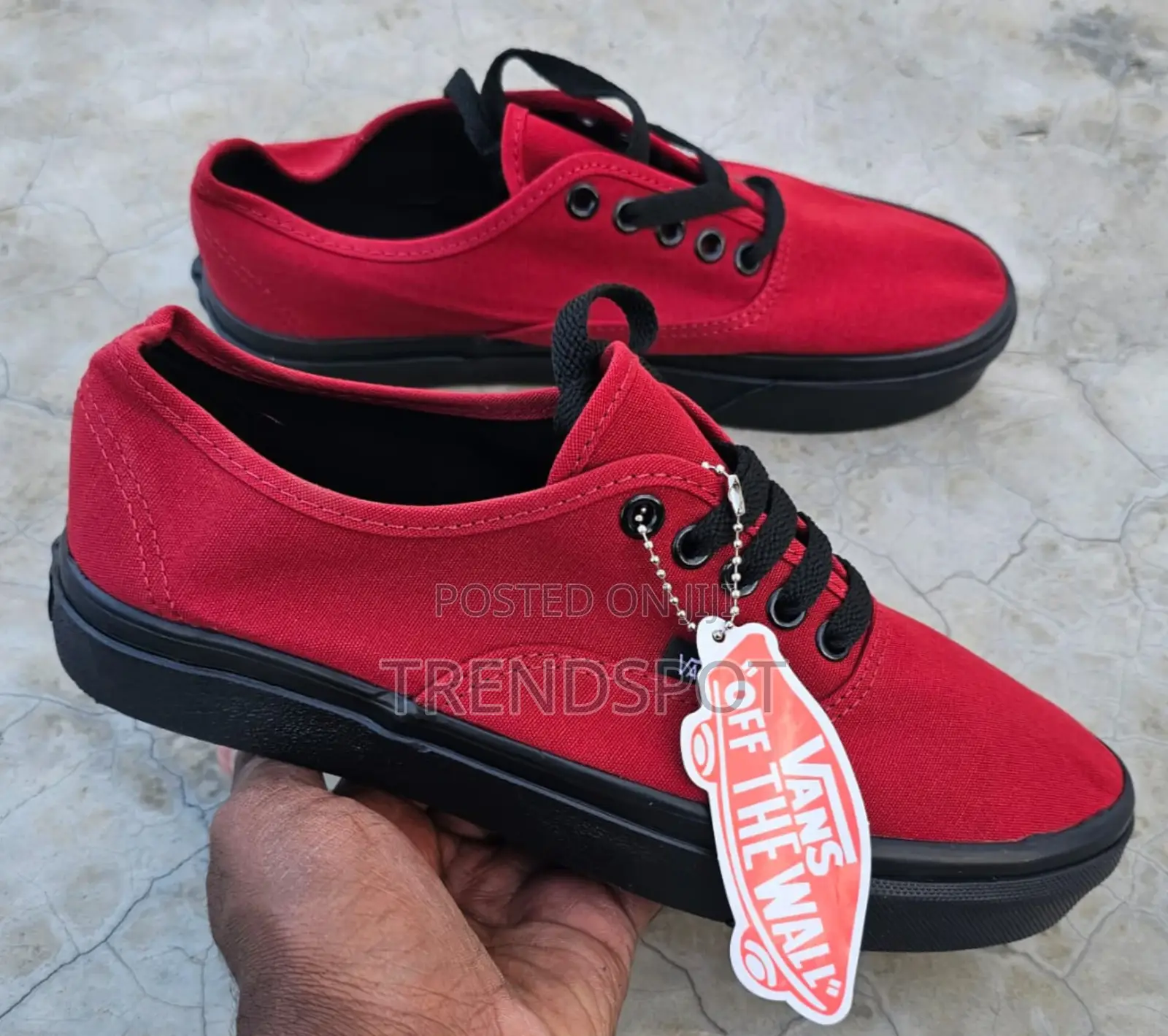 Maroon /Black Double Soled Authentic Vans Shoes/Unisex Vans