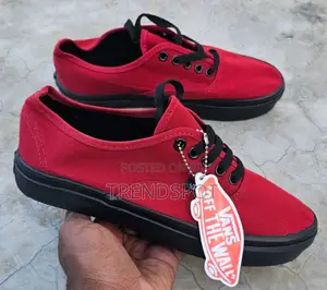 Maroon /Black Double Soled Authentic Vans Shoes/Unisex Vans
