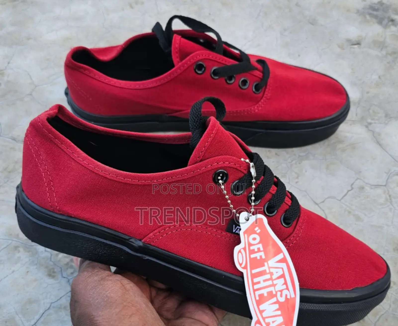 Maroon /Black Double Soled Authentic Vans Shoes/Unisex Vans